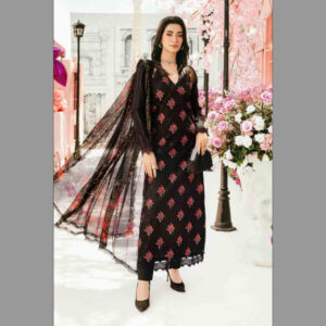 Maria B luxury dhanak dress with shawl