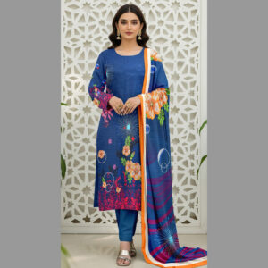 Zellbury branded khaddar 3pc unstitched