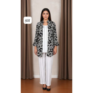 Designer Boski & Linen 3-Piece Co-ord Set boski linen fabric